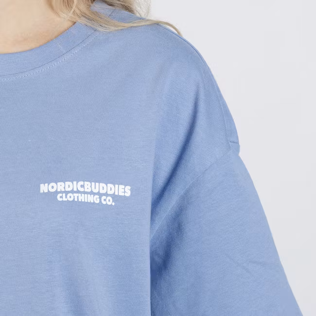 Nordic Buddies Mumintrolls Abenteuer T-Shirt Unisex, Blau