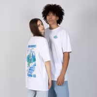 Nordic Buddies Snufkin Adventure T-Shirt Unisex, White