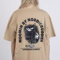 Nordic Buddies Stinky Plotting T-Shirt Unisex, Beige