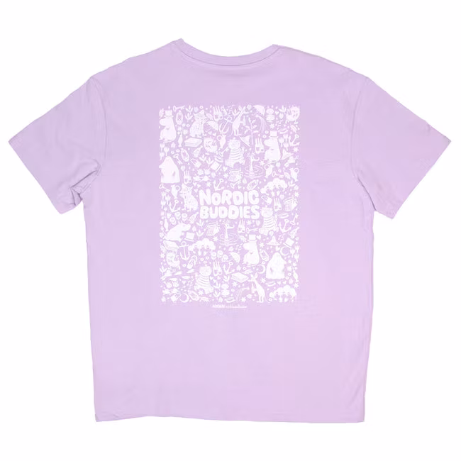 Nordic Buddies T-shirt Moomin, Lilac