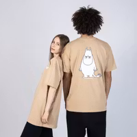 Nordic Buddies Moomintroll's Temper T-Shirt Unisex, Beige