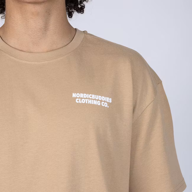 Koszulka Nordic Buddies Moomintroll's Temper unisex, beżowa