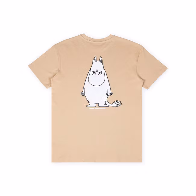 Koszulka Nordic Buddies Moomintroll's Temper unisex, beżowa