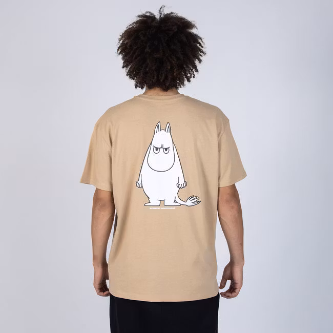 Koszulka Nordic Buddies Moomintroll's Temper unisex, beżowa