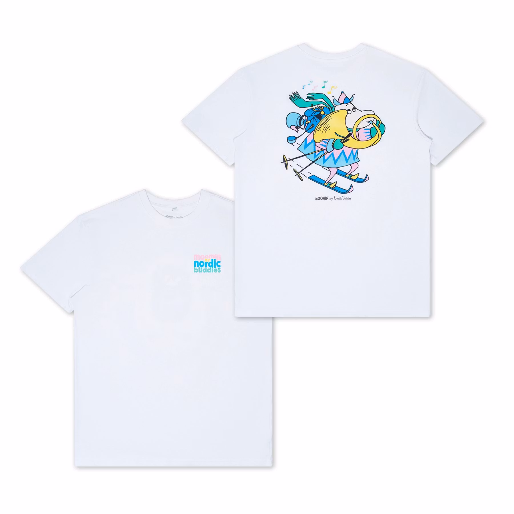 Koszulka Nordic Buddies Hemulens, biała