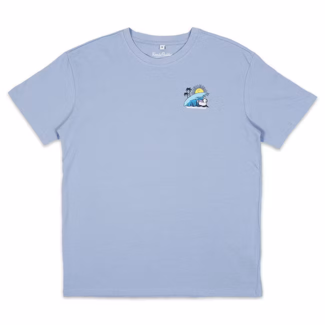 Nordic Buddies Hattifatteners Surf Trip T-Shirt Unisex, Blau
