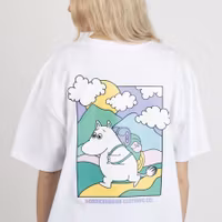 Nordic Buddies Moomintroll's Adventure T-Shirt Unisex, White