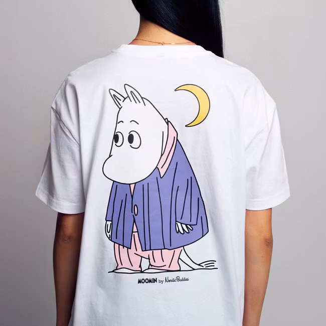 Nordic Buddies T-Shirt Moomintroll, White