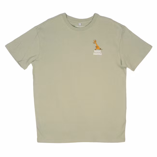 Nordic Buddies T-Shirt Sniff, Light Green