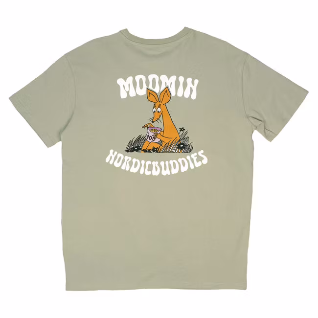 Nordic Buddies T-Shirt Sniff, Light Green