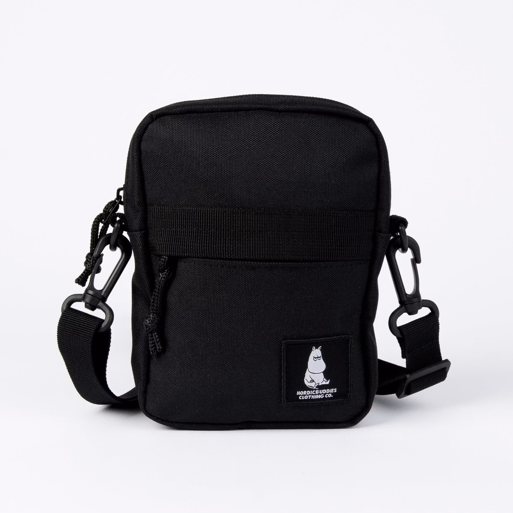 Nordic Buddies Moomintroll Temper Cross Body Bag, Black