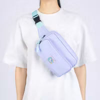 Nordic Buddies Moomintroll Adventure Retro Waist Bag, Lilac