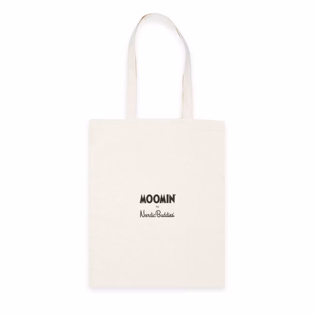 Nordic Buddies Sniff Tote Bag, White