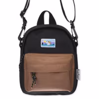 Nordic Buddies Moomintroll Adventure Cross Body Bag, Black & Brown