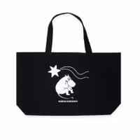 Nordic Buddies Moomin Novels Large Tote Bag, Black