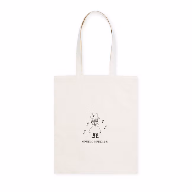Nordic Buddies Moomin Novels Tote Bag, Natural White
