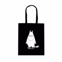 Nordic Buddies Moomin Grumpy Tote Bag, Black