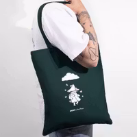 Nordic Buddies Snufkin Tote Bag, Green