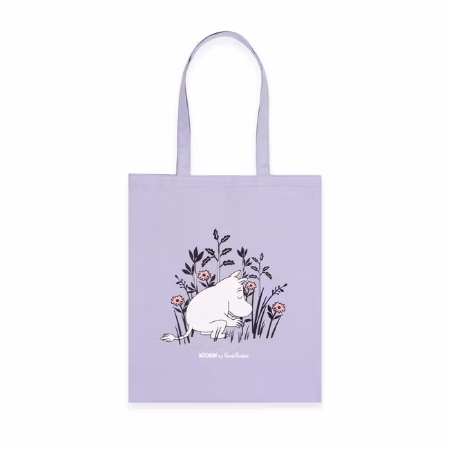 Borsa tote Nordic Buddies Moomintroll, viola