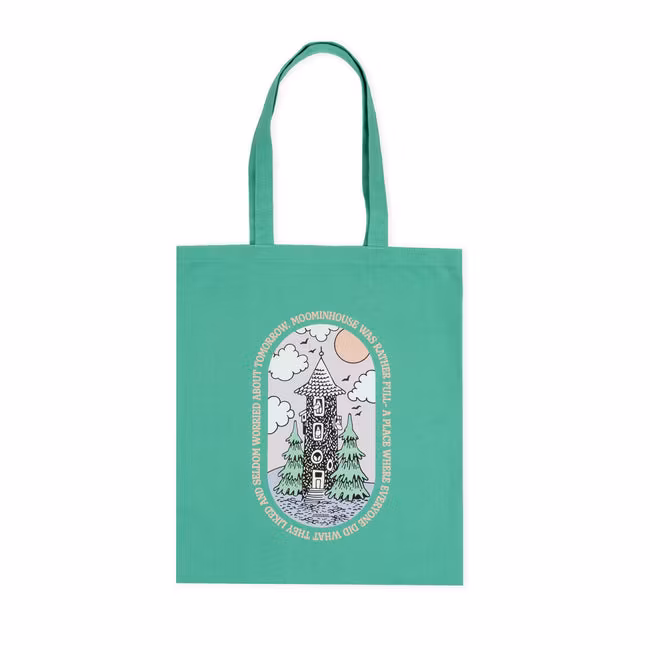 Nordic Buddies Moominvalley Tote Bag, Mint