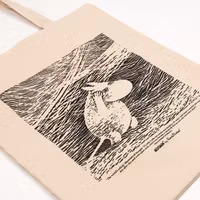 Nordic Buddies Moomintroll Snowstorm Tote Bag, White