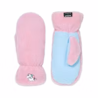 Nordic Buddies Little My Fluffy Mittens, Pink & Blue