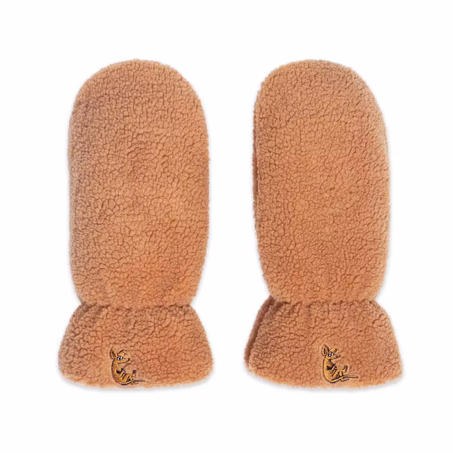 Nordic Buddies Sniff Fluffy Mittens, Brown