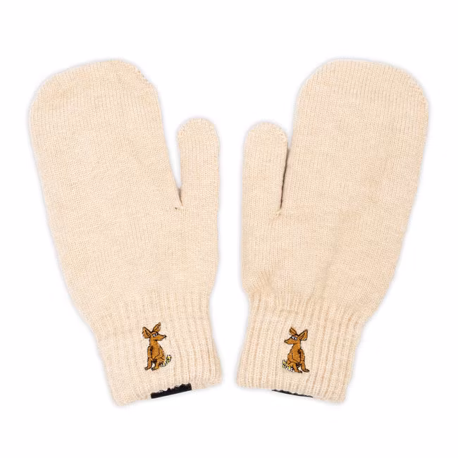Rękawiczki Nordic Buddies Sniff, beżowe