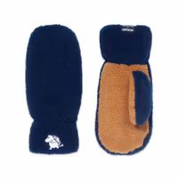 Nordic Buddies Moomintroll Fluffy Mittens, Navy & Brown