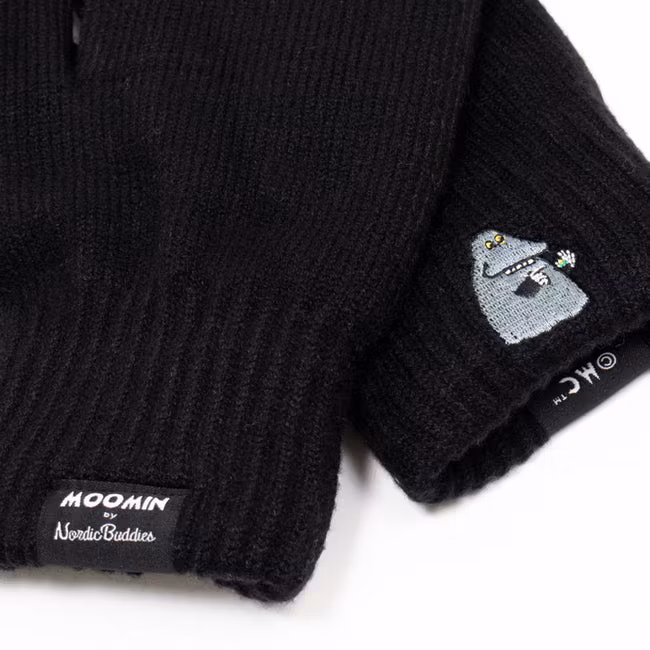 Nordic Buddies The Groke Mittens, Black