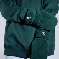 Nordic Buddies Snufkin Fluffy Mittens, Green