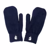 Nordic Buddies Moominpappa Mittens, Navy Blue