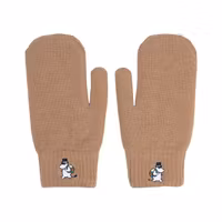 Nordic Buddies Moominpappa Mittens, Brown