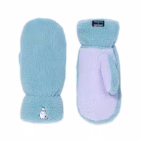 Nordic Buddies Moomintroll Fluffy Mittens, Green & Lilafc