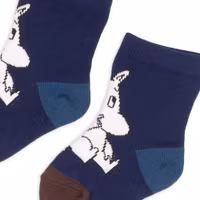 Nordic Buddies Moomintroll Baby Socks, Navy Blue