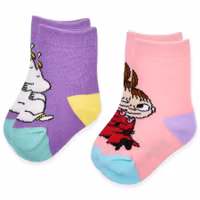 Nordic Buddies Snorkmaiden And Little My Baby Socks, Double Pack