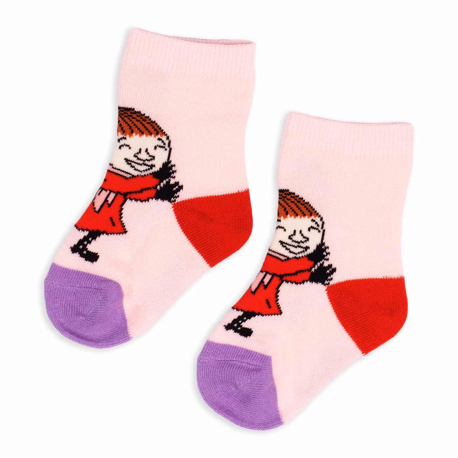 Nordic Buddies Little My Baby Socks, Pink
