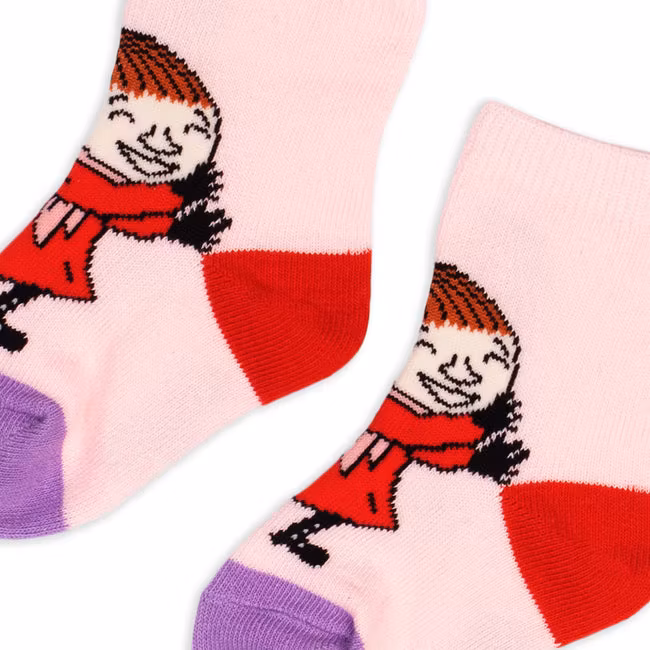 Nordic Buddies Little My Baby Socks, Pink