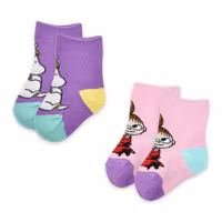Nordic Buddies Snorkmaiden And Little My Baby Socks, Double Pack