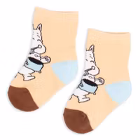 Nordic Buddies Moomintroll Baby Socks, Beige