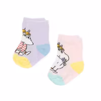 Nordic Buddies Snorkmaiden Baby Socks, Double Pack