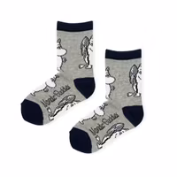 Nordic Buddies Groke & Moomintroll Kids Socks, Double Pack