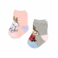 Nordic Buddies Snorkmaiden & Little My Baby Socks, Double Pack