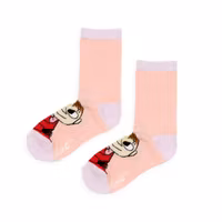 Nordic Buddies Little My Kids Socks, Pink