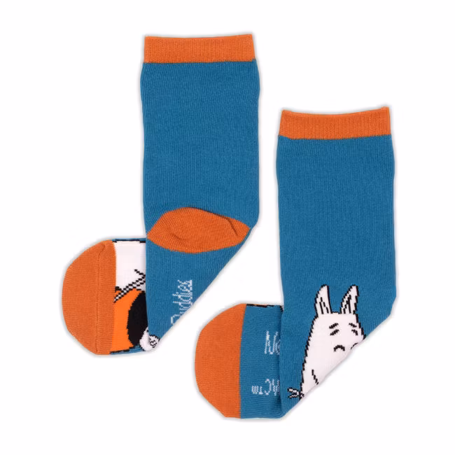 Nordic Buddies Mumintroll Kindersocken, Blau