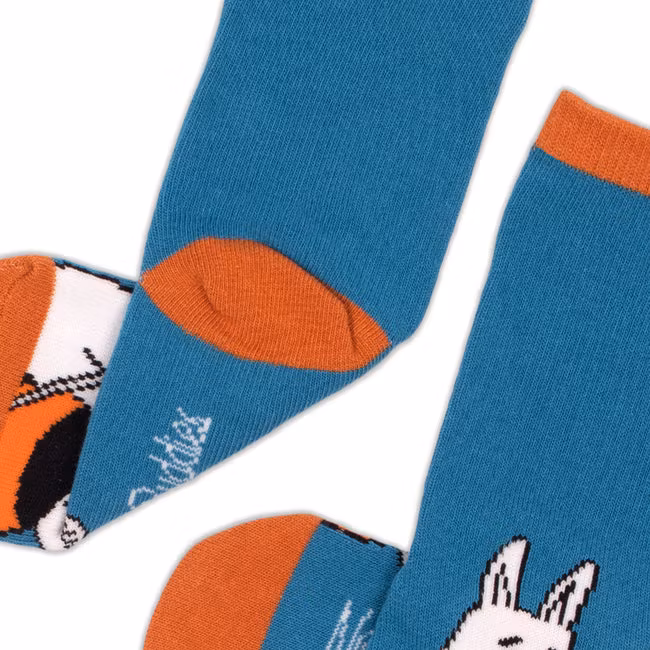 Nordic Buddies Mumintroll Kindersocken, Blau