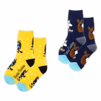 Nordic Buddies Moomintroll, Sniff and Stinky Kids Socks, Double Pack