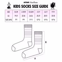 Nordic Buddies Moomintroll, Sniff and Stinky Kids Socks, Double Pack