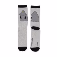 Nordic Buddies The Groke Butt Men's Socks, Grey