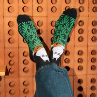 Nordic Buddies Moomin 80 Men's Socks, Black